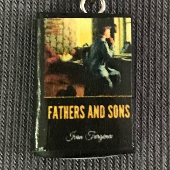 Fathers and Sons by Ivan Turgenev Handmade Russian Literature Necklace, Book - Picture 3 of 16